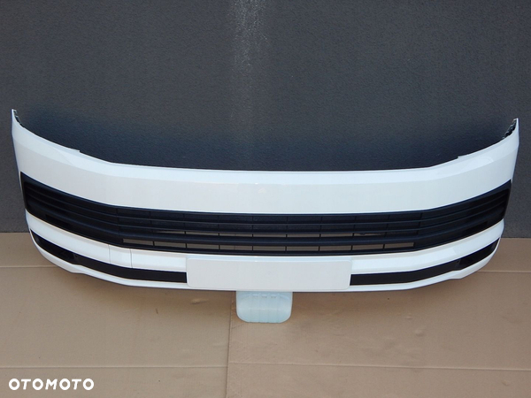 VW T6 MULTIVAN ZDERZAK PRZÓD PRZEDNI BIAŁY 15-19 LB9A IGŁA