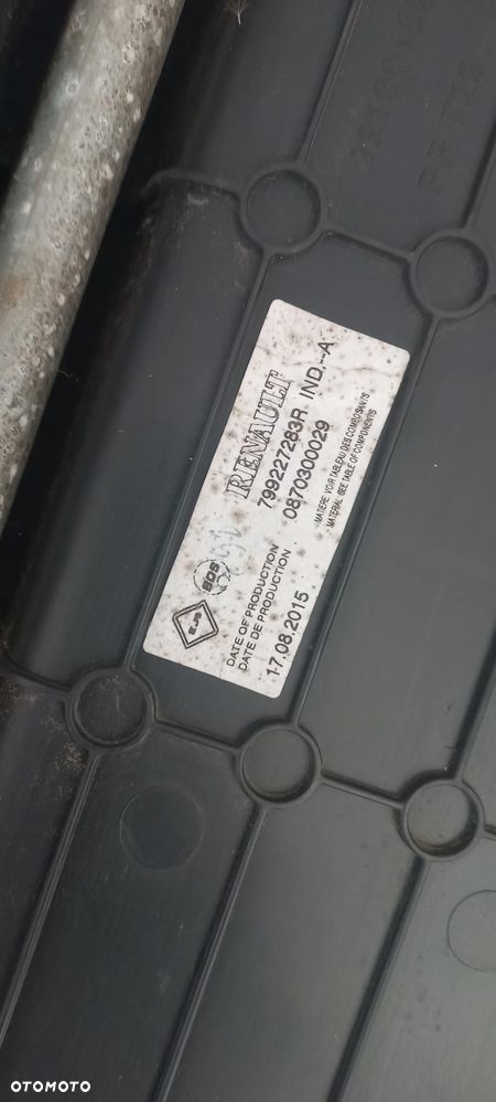 PÓŁKA TYLNA ROLETA BAGAŻNIKA DACIA LOGAN II MCV - 2