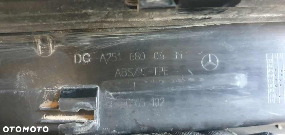 Nakładka listwa osłona progu prawy tył Mercedes R-Klasa W251 A2516800435 - 6