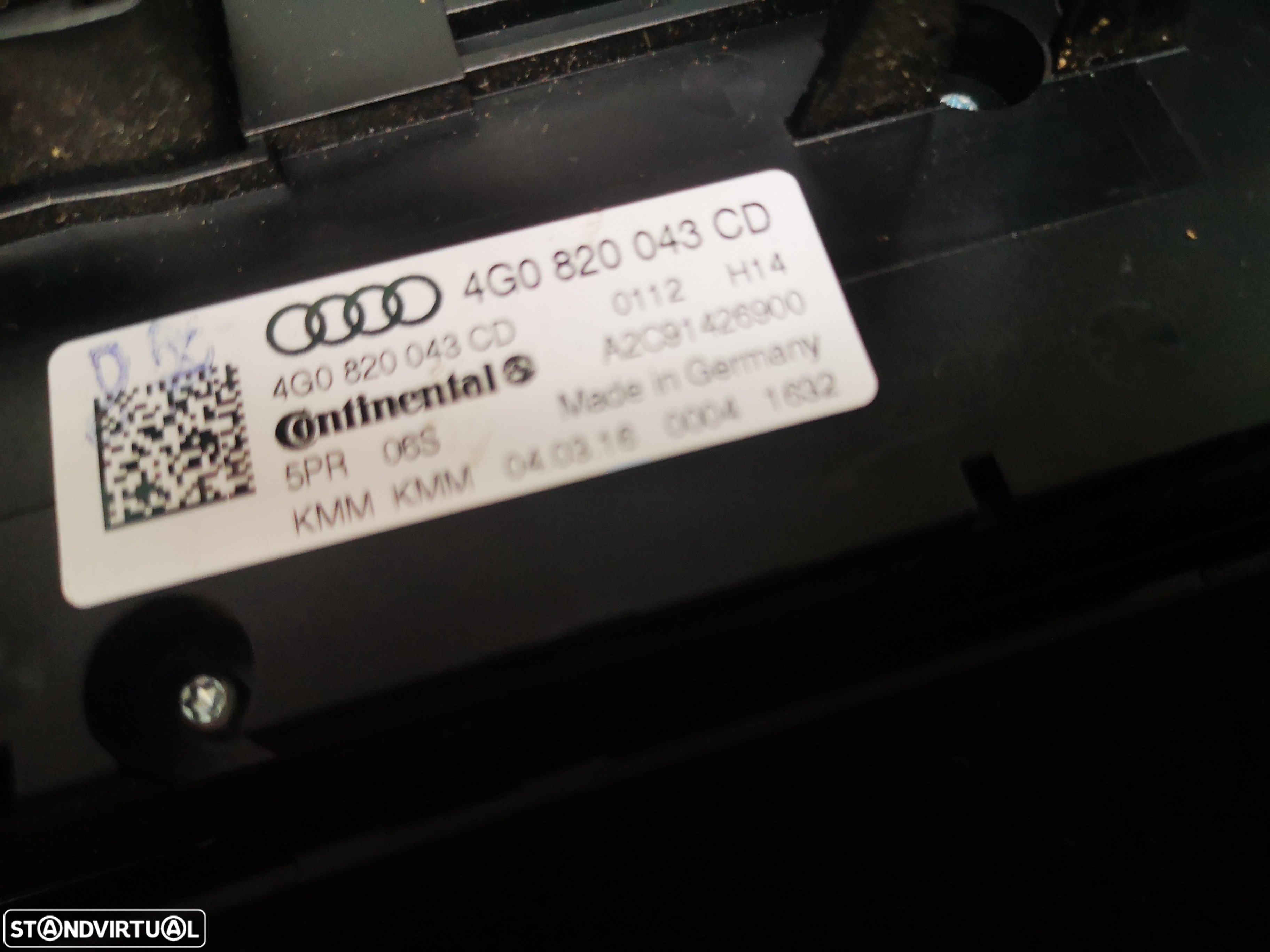 Modulo comando de sofagem AUDI A6 c7 4g 2014-2017 - 5