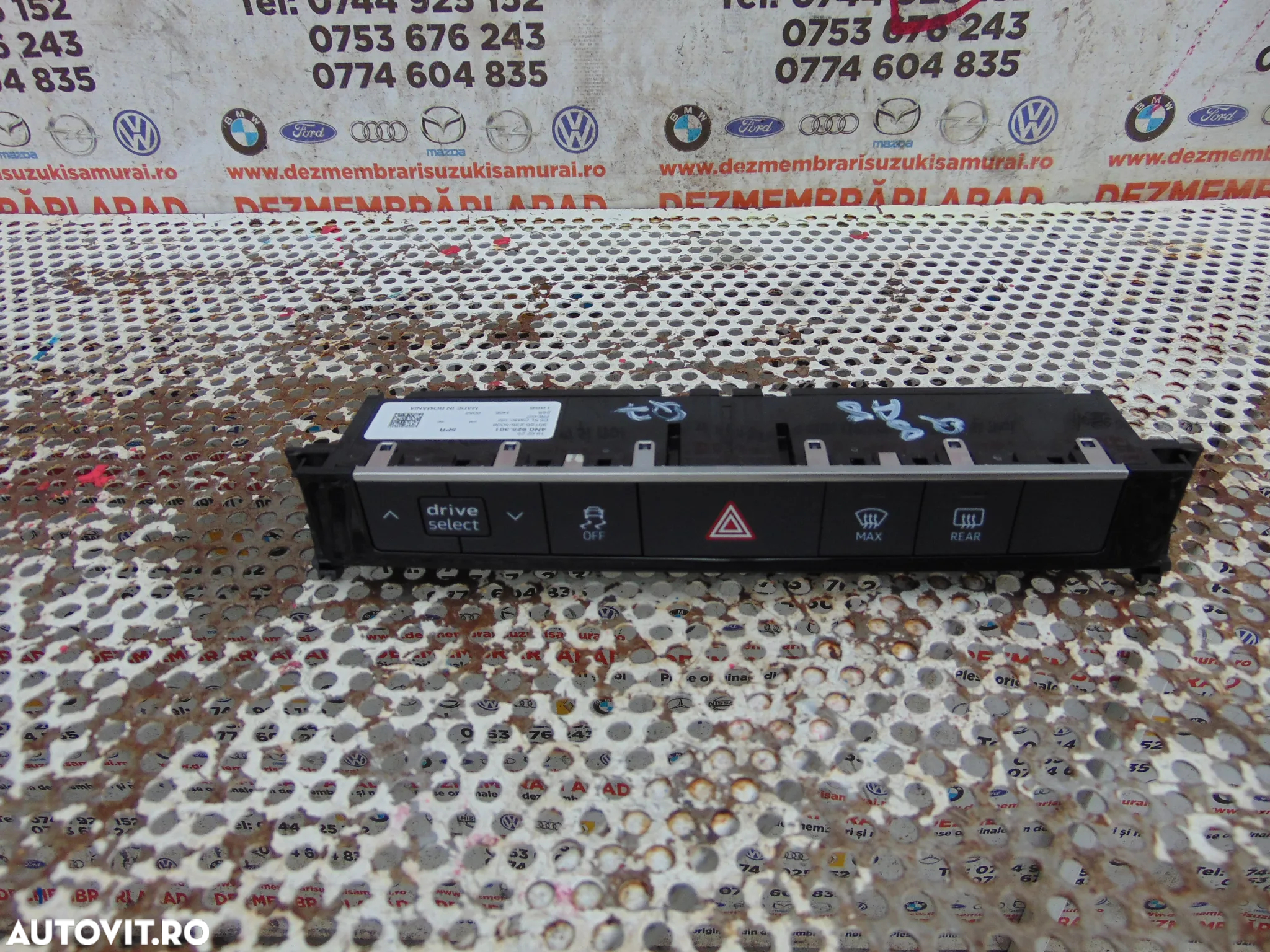 Comenzi lumini switch Audi e-tron q8 q7 panou comenzi lumini butoane drive select a8 switch cod 4n0925301 avarii dezaburire - 3