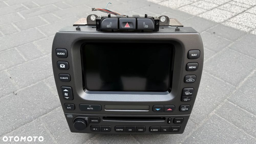Navi JAGUAR X-TYPE RADIO CD WYŚWIETLACZ Radioodtwaracz klima CD nawigacja denso1x4310e8889gb 2004 japan 4x4318b876bc - 1