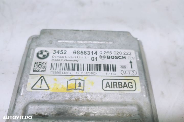 Calculator modul airbag 34526856314 BMW Seria 1 F20/F21  [din 2011 pana  2015] seria - 3