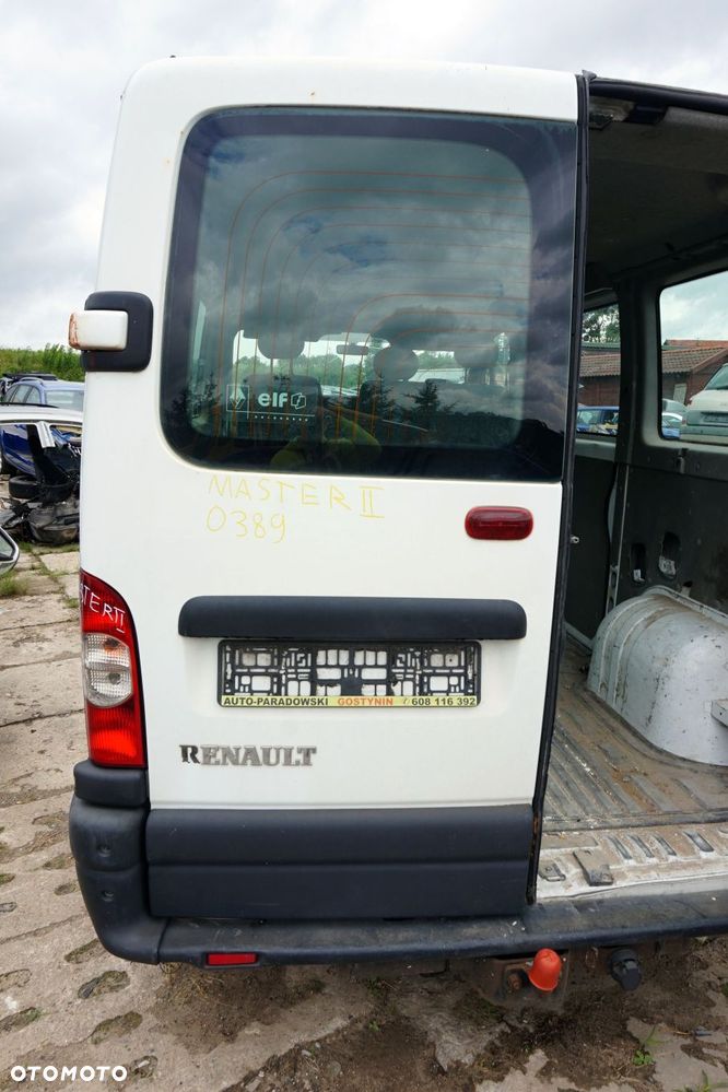 DRZWI TYLNE SKRZYDŁOWE LEWE MASTER II LIFT O389  RENAULT 2003-2010 - 1