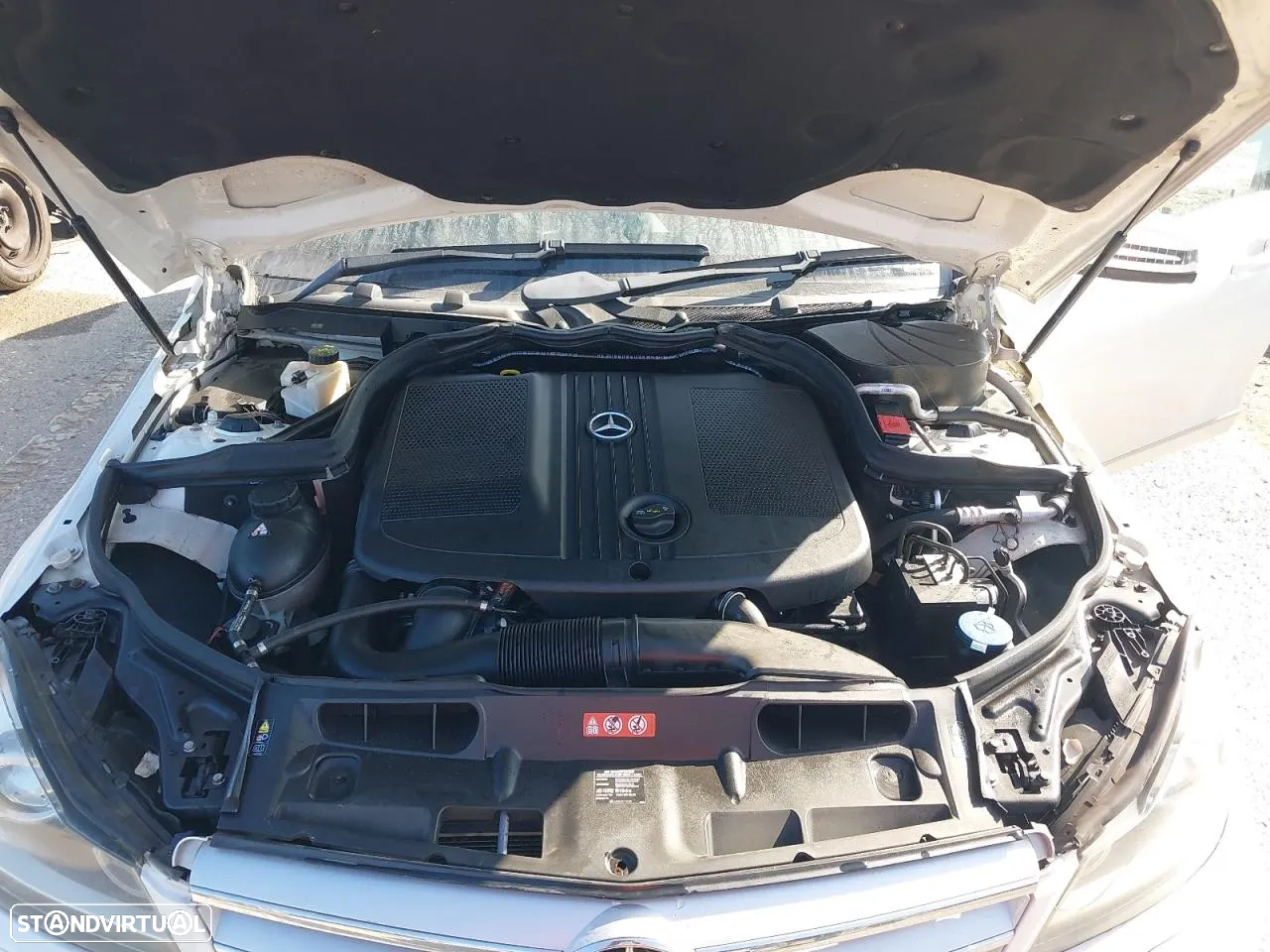.Mercedes Benz C220 2.2 CDI BlueEFFICIENCY Sport W204 651911 Xenon Para Peças - 6