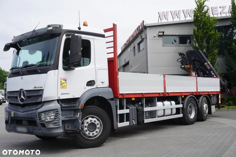 Mercedes-Benz Antos 2540 6x2-4 / HDS HIAB X-HIDUO 188 ES-4 / Rotator / pilot / Platforma 17 EPAL / 3. oś skrętna_256031 - 2