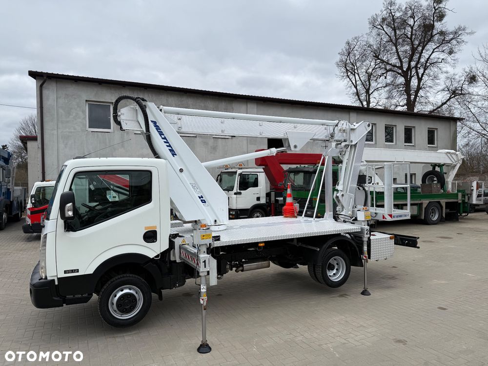 Nissan Podnośnik Koszowy Multitel MJ 201 21 Metrów 13 w Bok Tylko 960 MTH ! Kosz 225  KG! Zwyżka! Ogon  ! UDT! jak Wumag Ruthmann GSR - 10
