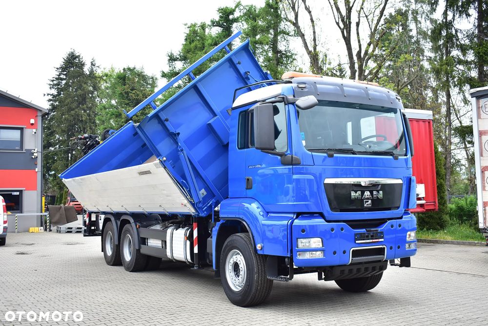 MAN TGS 33.480 6x4 BL Wywrotka 6.70m./ Bordmatic/+ Palfinger PK 23002 SH / 5 i 6 Funkcja/ Rotator/ Retarder/ Pilot/ Kipper/ Kiper/ Crane/ HDS/ Kran/żuraw/ Manipulator / Sprowadzony ! - 29