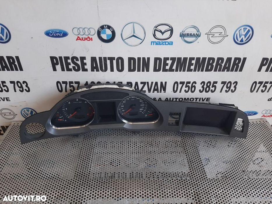 Ceasuri Bord Display Navigatie Ornament Bord Trim Audi A6 4F C6 An 2005-2010 Livram Oriunde In Tara - 2