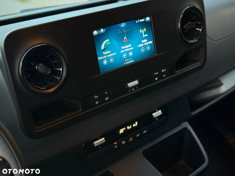 Mercedes-Benz Sprinter 314 CDI / Maxi L3 H2 / 2020 Rok Produkcji /  Automat 7G Tronic / 2.143cm3 OM651 / Czarny / Zarejestrowany w PL - 29