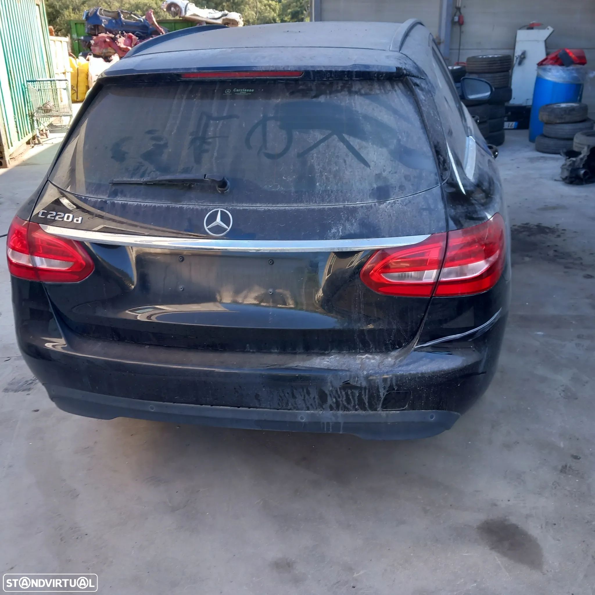 Traseira completa mercedes benz w205 - 1