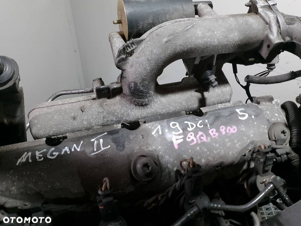 SILNIK RENAULT MEGANE II ( 02-09 ) 1.9 DCI F9QB800 - 13
