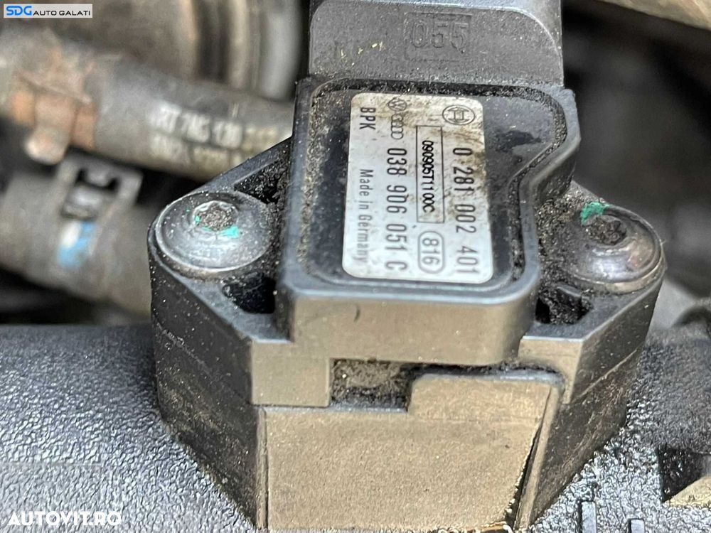 Tub Tubulatura Conducta Presiune Aer cu Senzor Seat Alhambra 2.0 TDI BRT BVH 2001 - 2010 Cod 7M3145957C XM21-6F074-AD 0389060051C 0281002401 [C0511] - 2