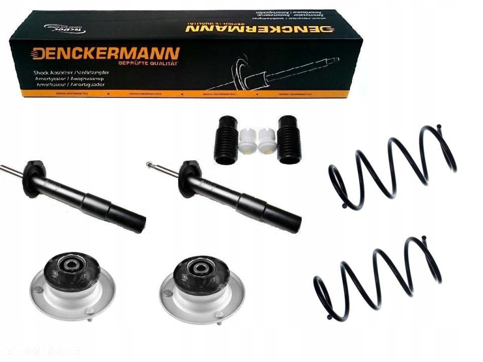 AMORTYZATORY SPRĘŻYNY BMW 5 E60 525D PRZÓD KPL - 1