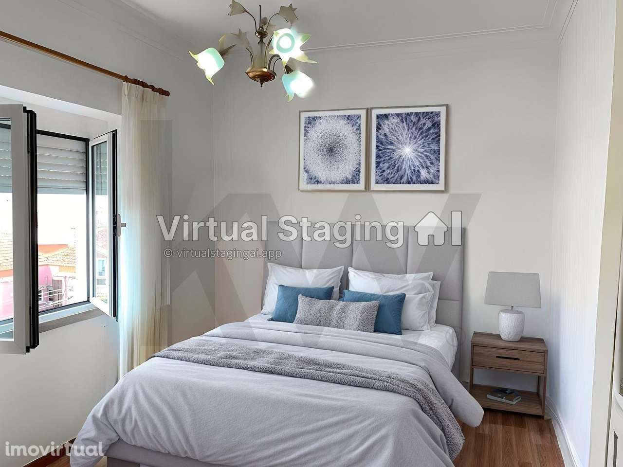 APARTAMENTO T2 COM 56m2 EQUIPADO (sem Mobilia) - Grande imagem: 2/26