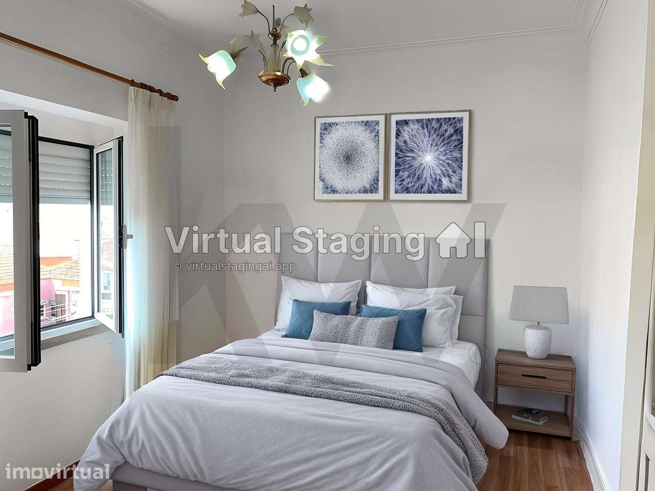 APARTAMENTO T2 COM 56m2 EQUIPADO (sem Mobilia) - Grande imagem: 2/26