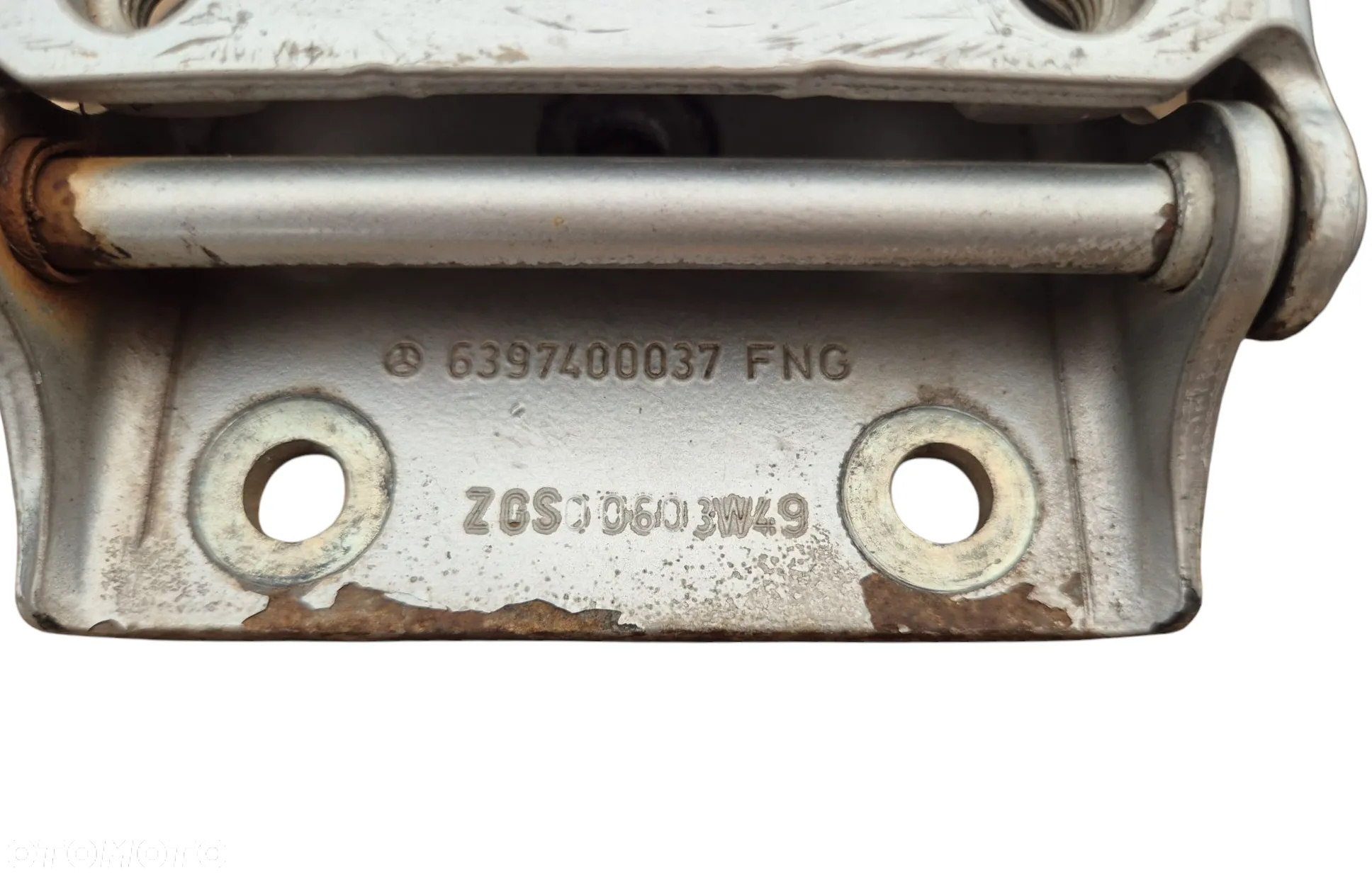 ZAWIAS ZAWIASY KLAPY BAGAŻNIKA LEWY LUB PRAWY MERCEDES VITO W639 VIANO 6397400037 SREBRNY - 9
