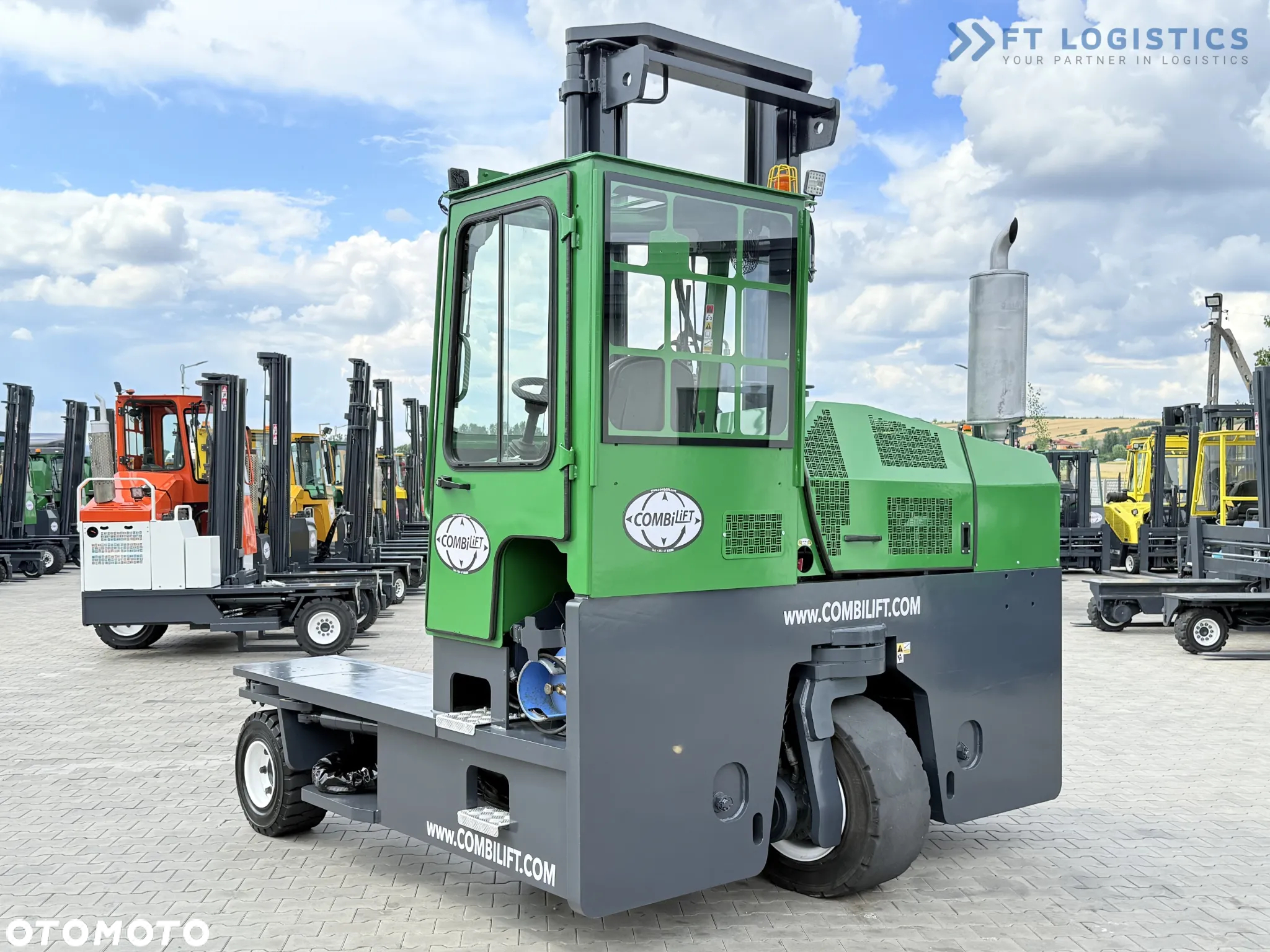 Combilift C8000 / GAS / DUPLEX - 4700MM / POZYCJONER / WOLNY SKOK / PEŁNA OGRZEWANA KABINA / JEDYNIE 5141H / STAN - JAK NOWY! - 9
