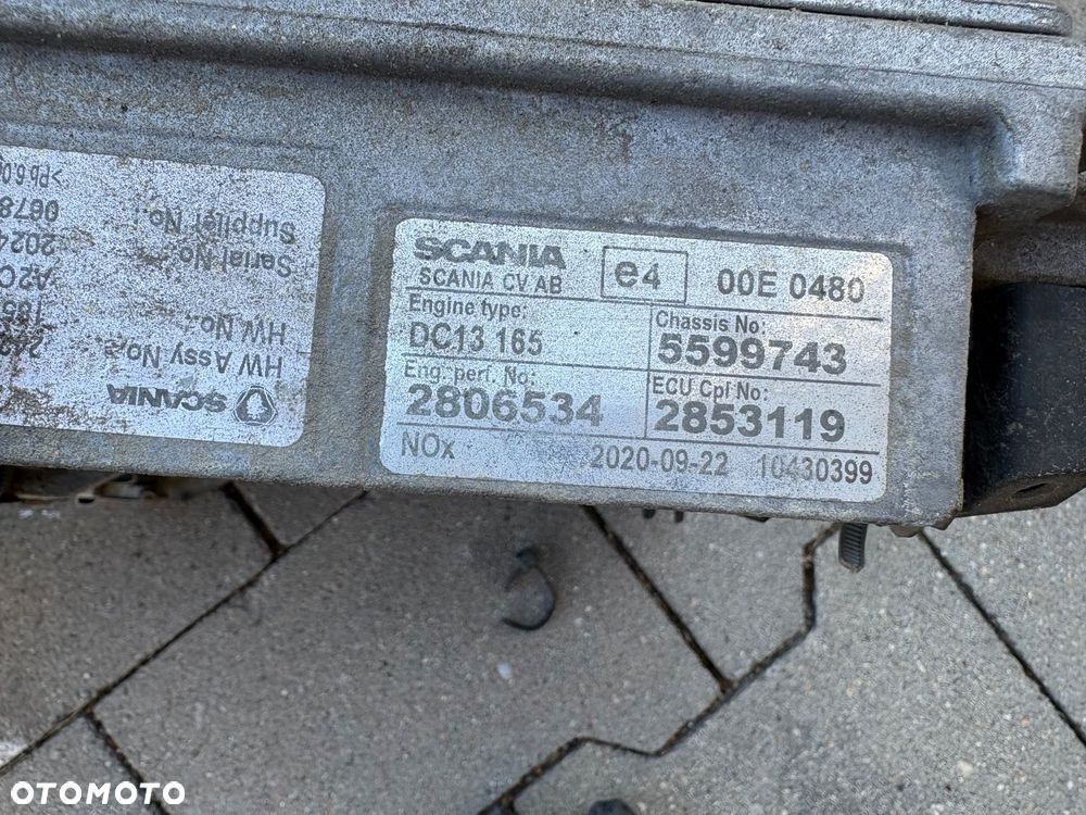 Sterownik silnika Scania R S DC13165 komputer 2853119 jednostka sterująca - 3