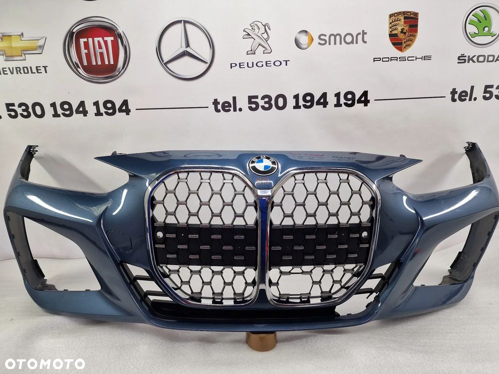 BMW G22 / G23 M-PAKIET ZDERZAK PRZEDNI PRZÓD NA 6X PDC + ŁADNE NERKI ( GRILL ) , NR 51118082226 / 8082226 , NR AUKCJI NZ970 - 1