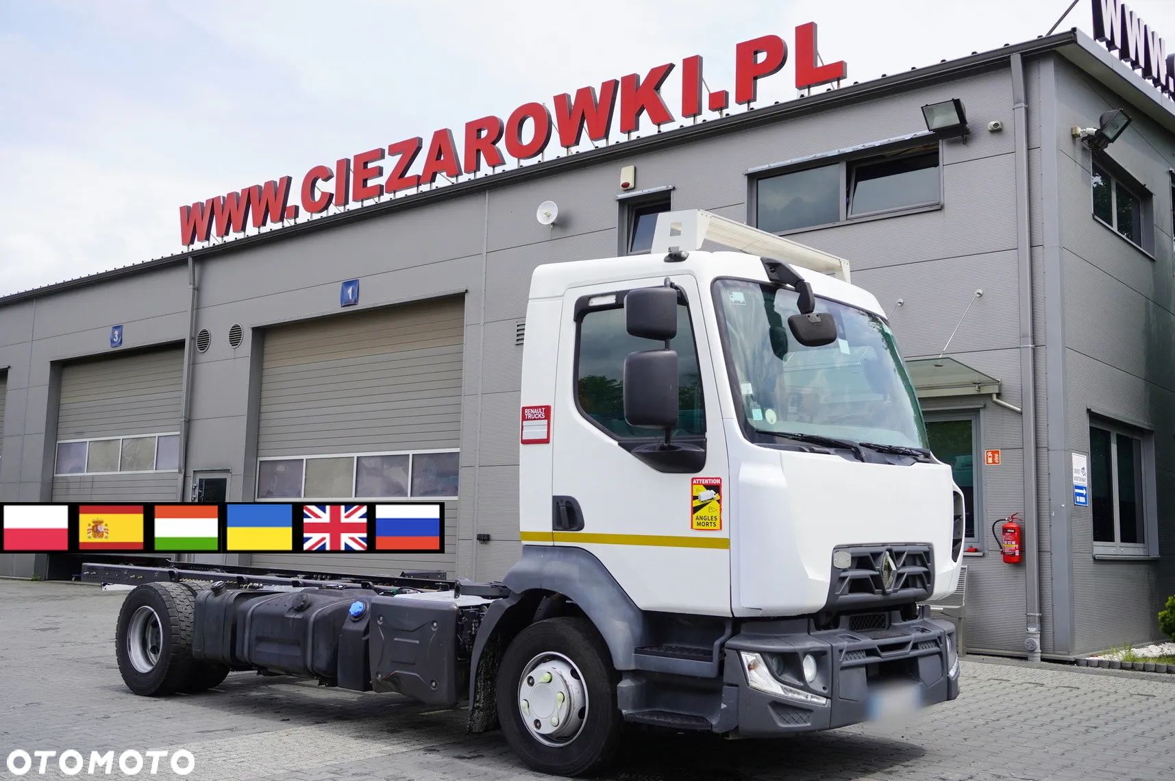 Renault D12 / Rama 5.6 m / Blokada mostu / 160 tys. km - 1