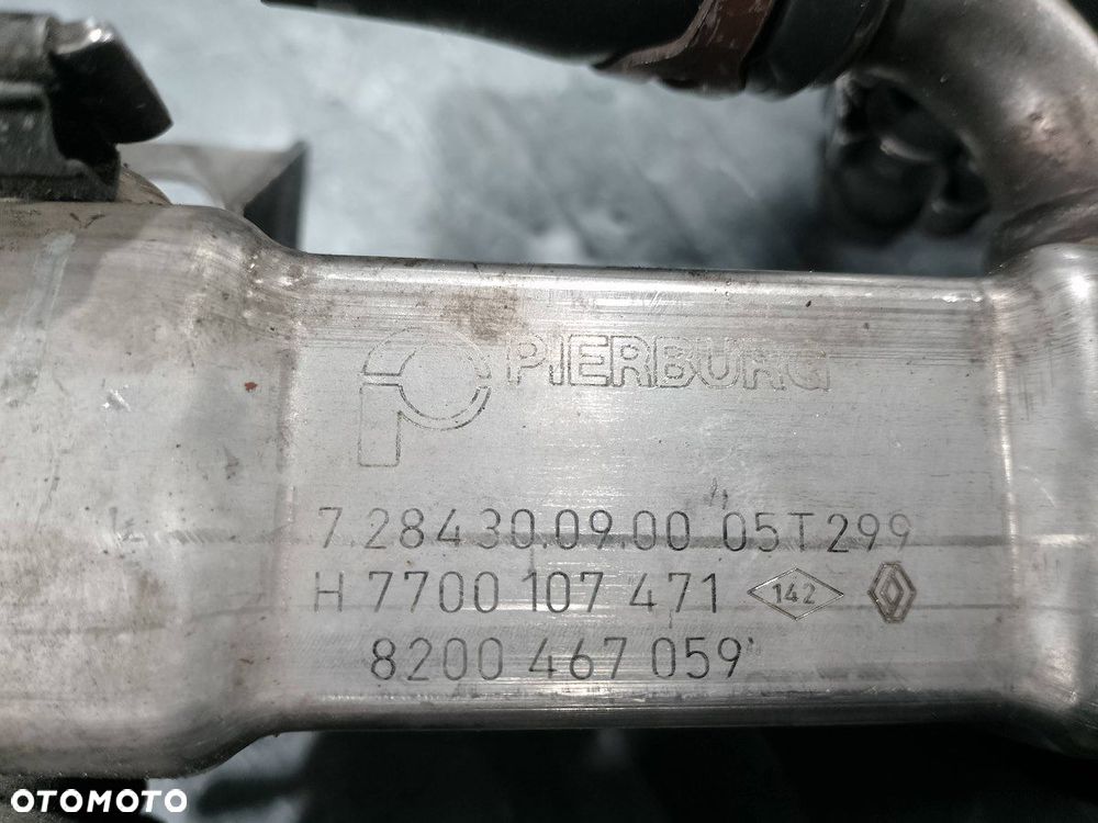 ZAWÓR EGR Z CHŁODNICĄ SPALIN RENAULT SCENIC II 8200467059  8200294794 - 7