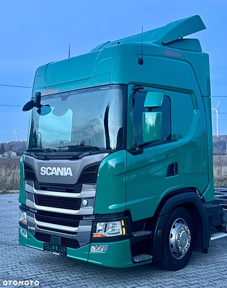 Scania G450 / RAMA DO ZABUDOWY / ROZSTAW 5.75 / AUTOMAT / SYPIALKA / 2019 ROK / 19 PALET - 7