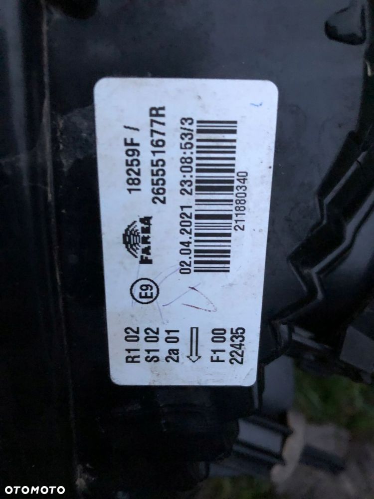 RENAULT TWINGO III LIFT LEWA LAMPA TYŁ 265551677R - 4