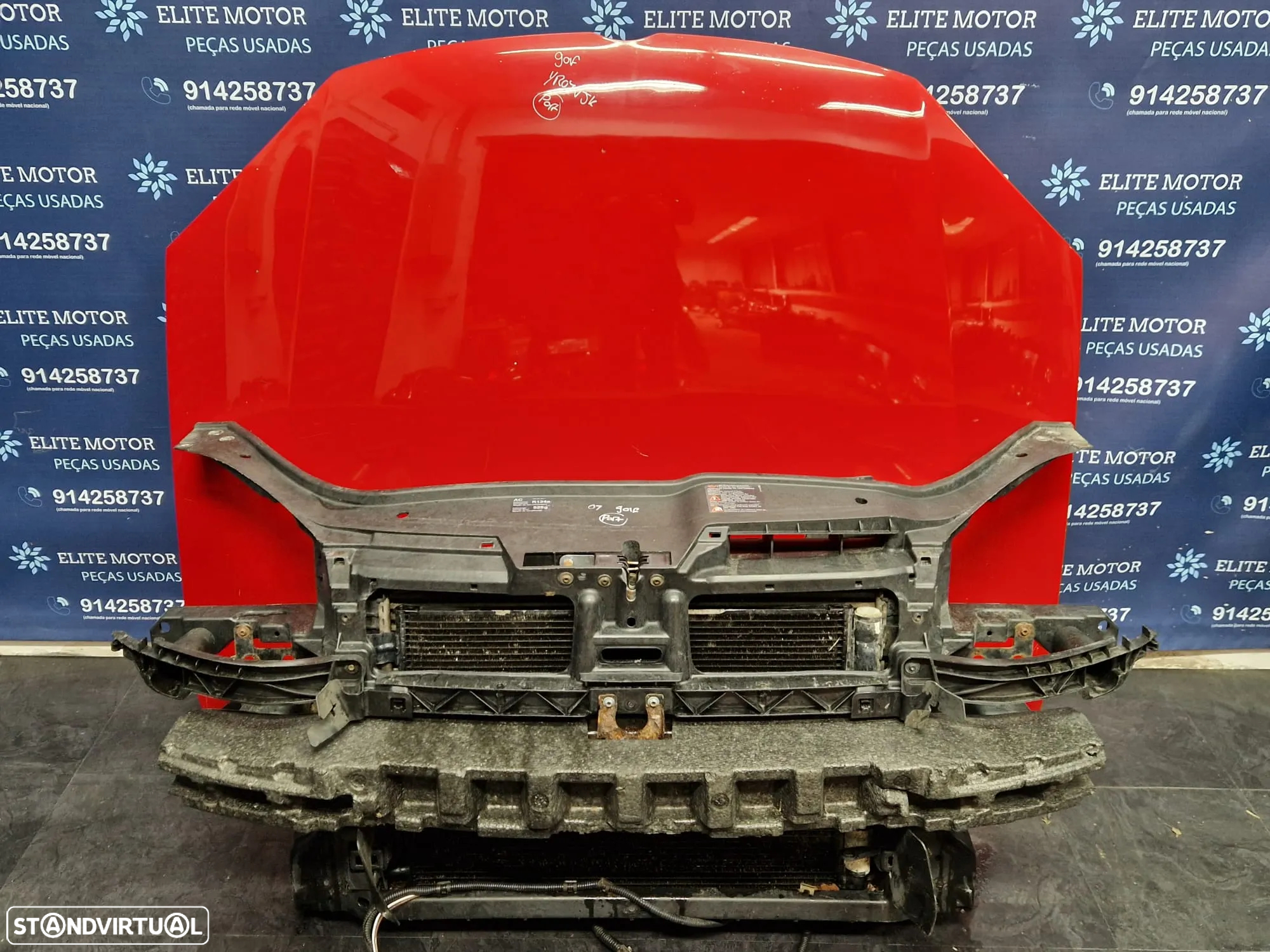 Frente completa usada VW GOLF 5 V GT parachoques oticas guardalamas capot - 5