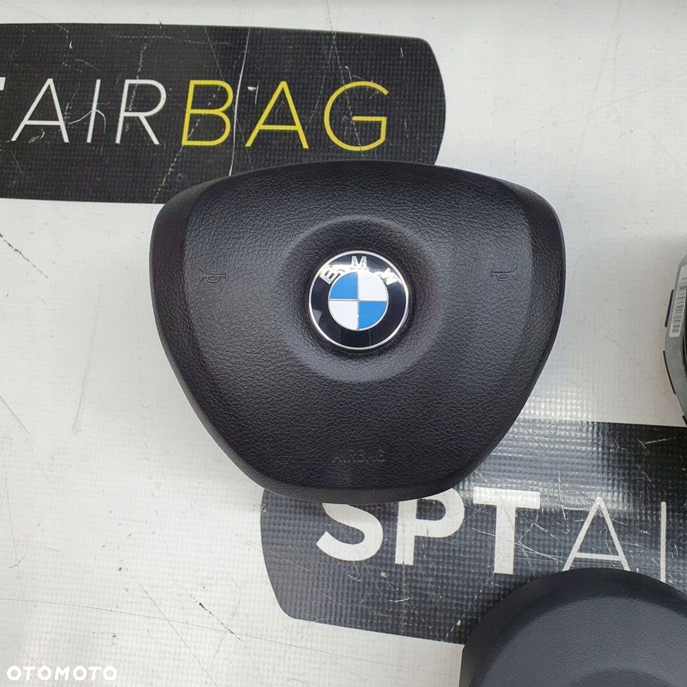 BMW F11 F10 DESKA ROZDZIELCZA KONSOLA KOKPIT PULPIT PODUSZKI AIRBAG AIR BAG NAPINACZE KIT SET - 7