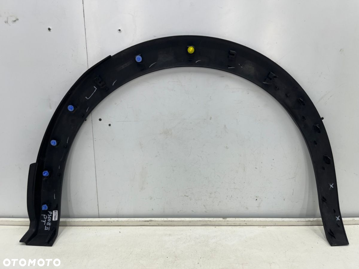 Listwa Peugeot 3008 II 16r.- prawa tylna nakładka rant błotnika CIENKA wąska prawy tył 9825289077 - 16