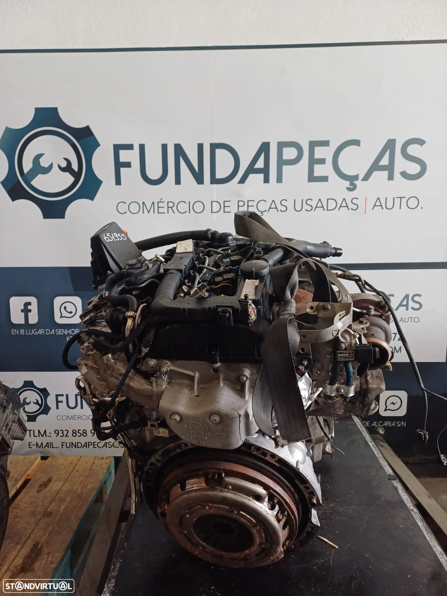Motor Mercedes Sprinter 313 CDi 2.2 130Cv REF: 651.955 - 3