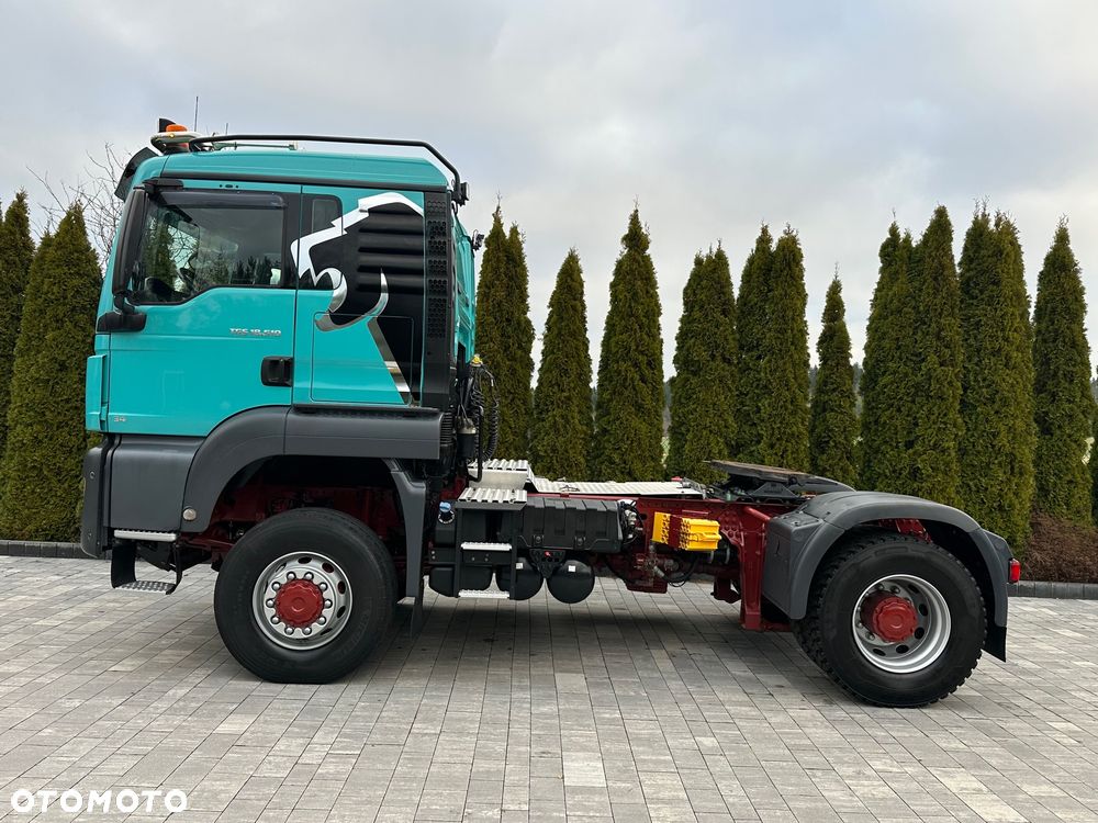 MAN / TGS / 18.510 / 4x4 / STAŁY NAPĘD + REDUKTOR  / ALLROAD / - 12