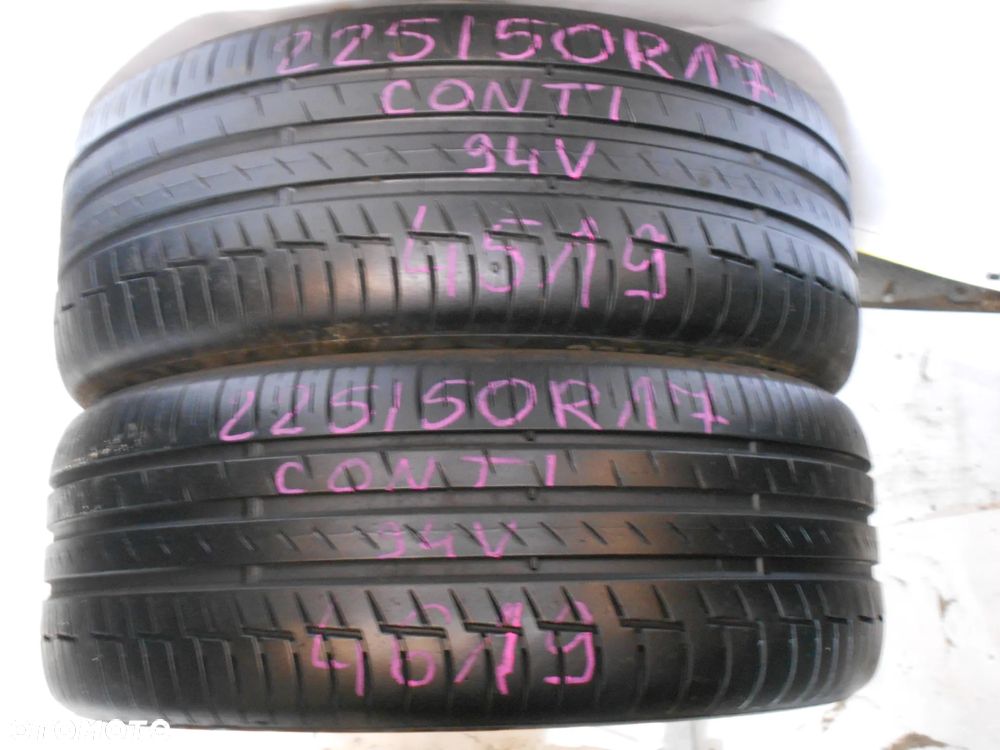 OPONY 225/50R17 CONTINENTAL PREMIUM CONTACT 6 DOT 4619 6.8MM - 1