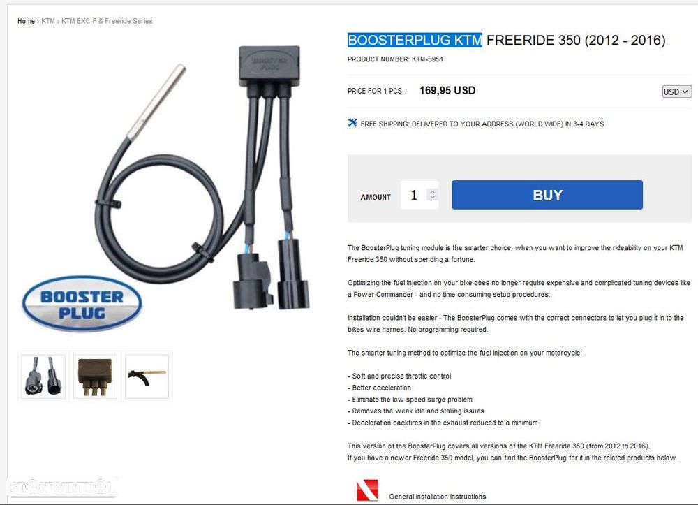 KTM Freeride 350 4T Motor novo - 9