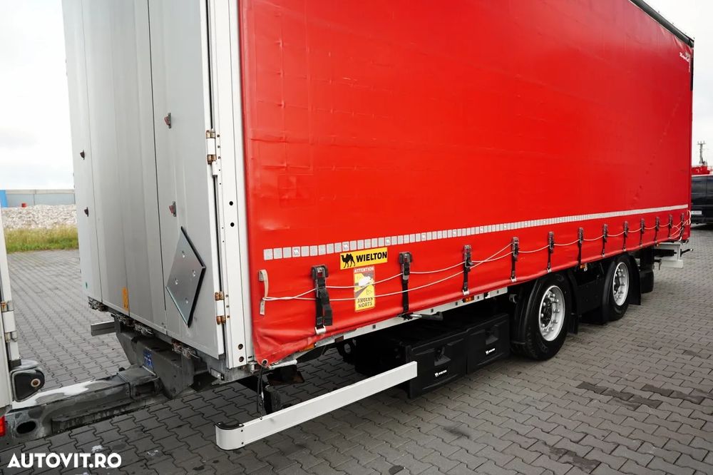 Volvo FH 460 / COMBINAȚIE TANDEM / 120 M3 / TRANSITION / I-SAVE / I-PARK COOL / PUNTE RIDICATĂ / DIRECȚIE / WIELTON / CORTINĂ ARMATĂ - 10