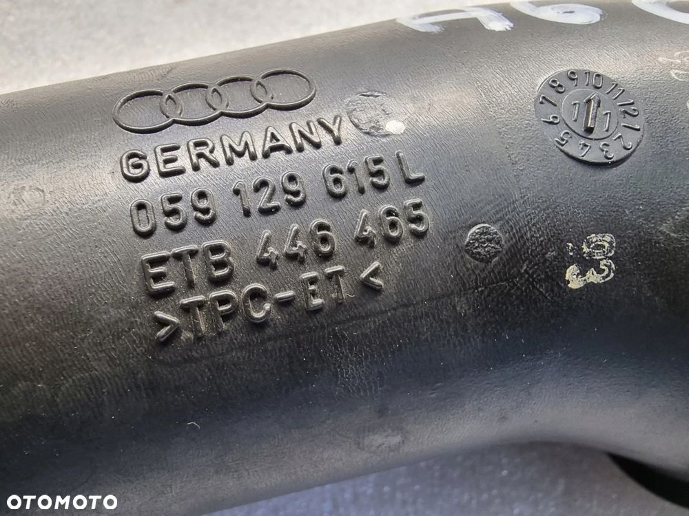 AUDI A6 4G0 RURA DOLOTOWA POWIETRZA 059129615 L - 3