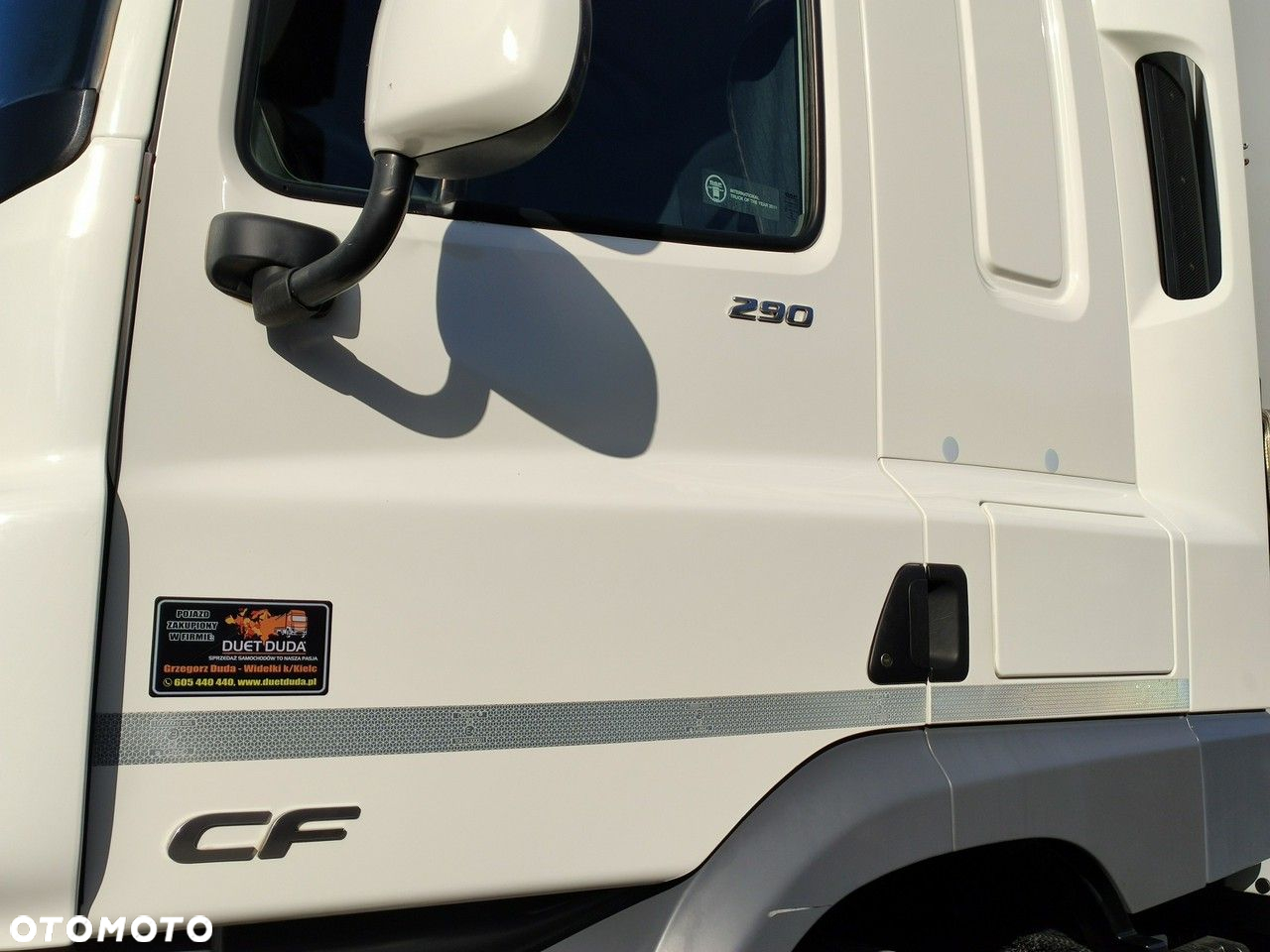 DAF CF 290 E6 Firana Tył Drzwi Dach Podnoszony / Zsuwany Długi 9.30m - 12