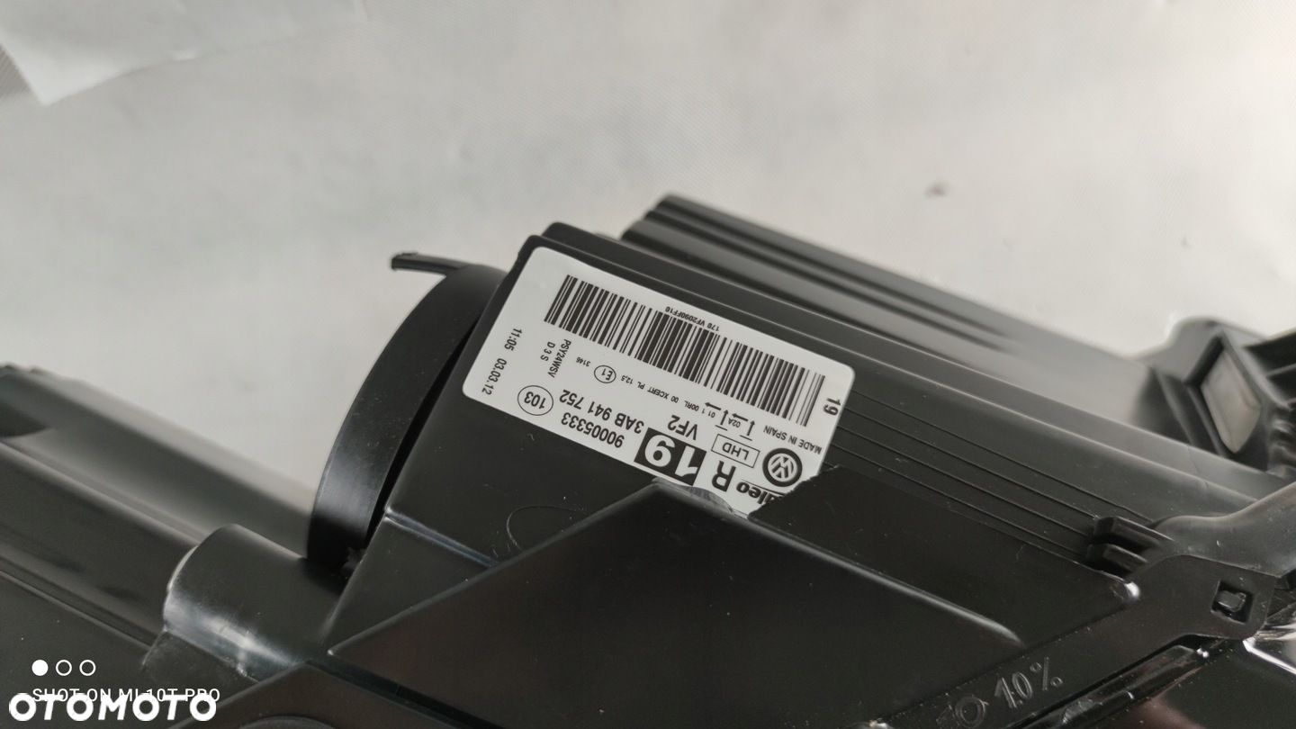VW PASSAT B7 XENON PRAWY SKRĘTNY LED 3AB 19 LAMPA - 5
