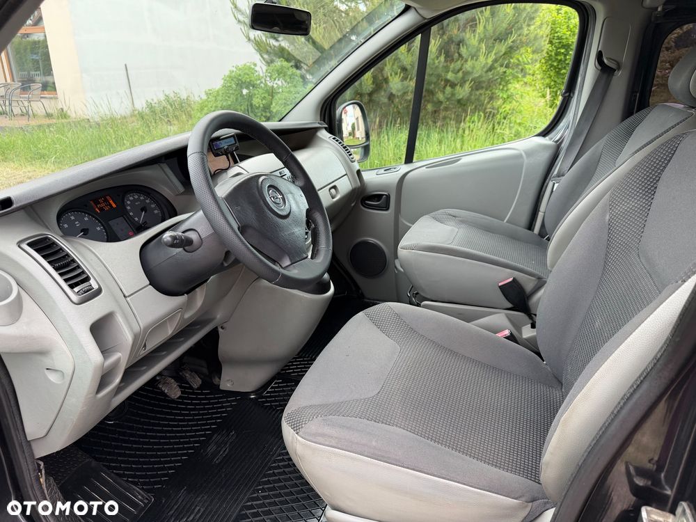 Opel VIVARO L2H1 Długi Klima Dubel Kabina 5os Brygadówka Hak Dźwig - 10