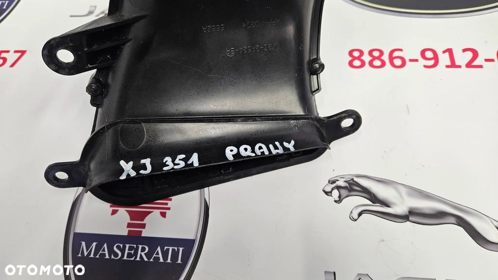 Jaguar XJ 351 3.0 SC 306PS 340 KM 5.0 508PN 385 KM 5.0 SC 510KM 508PS Dolot powietrza prawy Wlot Rura filtra powietrza prawego 8X23-9A624-BA - 13