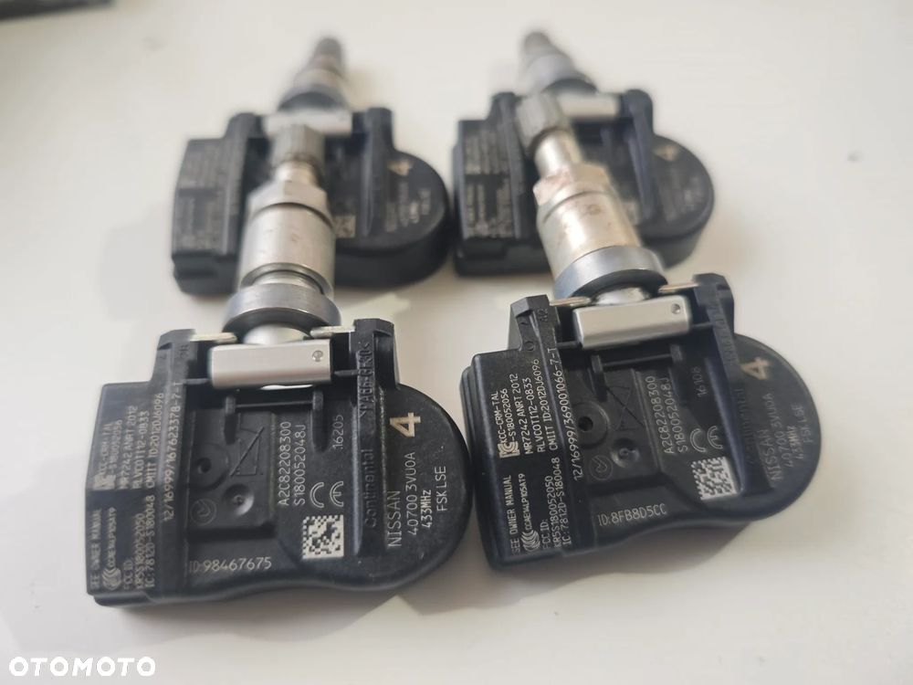 4x Czujnik ciśnienia kół TPMS Renault Nissan Infiniti QX50 - 1