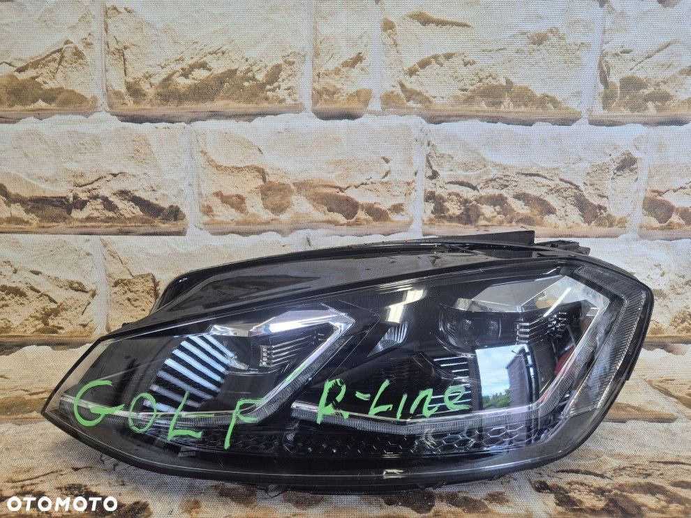 Reflektor lewa Volkswagen Golf VII LIFT R-LINE CZARNY 5G1941059C