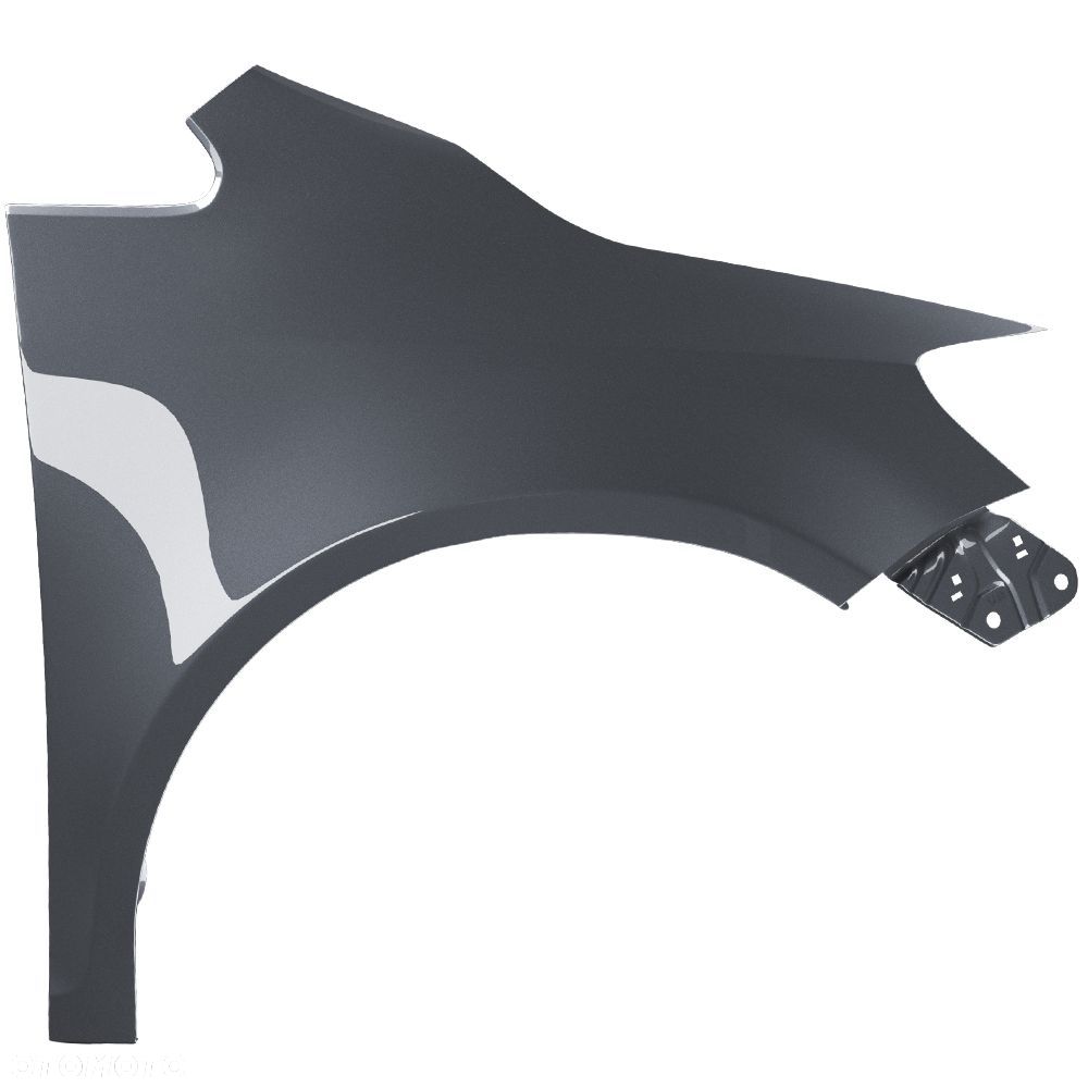 BLU Błotnik VW GOLF VI PLUS 6 + LA7T prawy szary 09-13 przód VereintGrau - 2