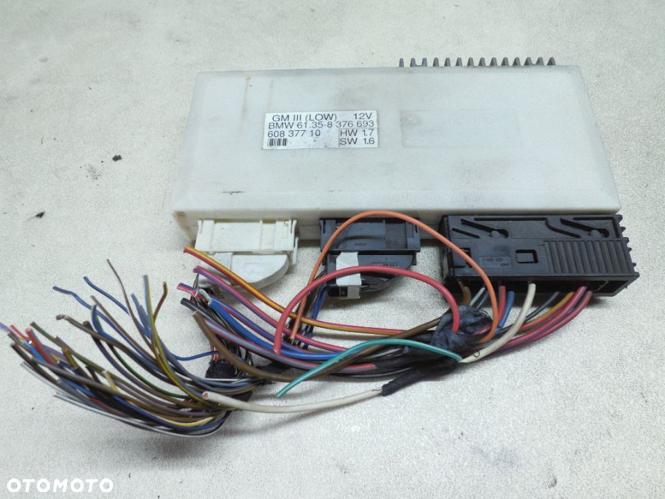 BMW 5 E39 MODUŁ / STEROWNIK KOMFORTU 61358376693 61.35-8376693 60837710 + WTYCZKI - 1