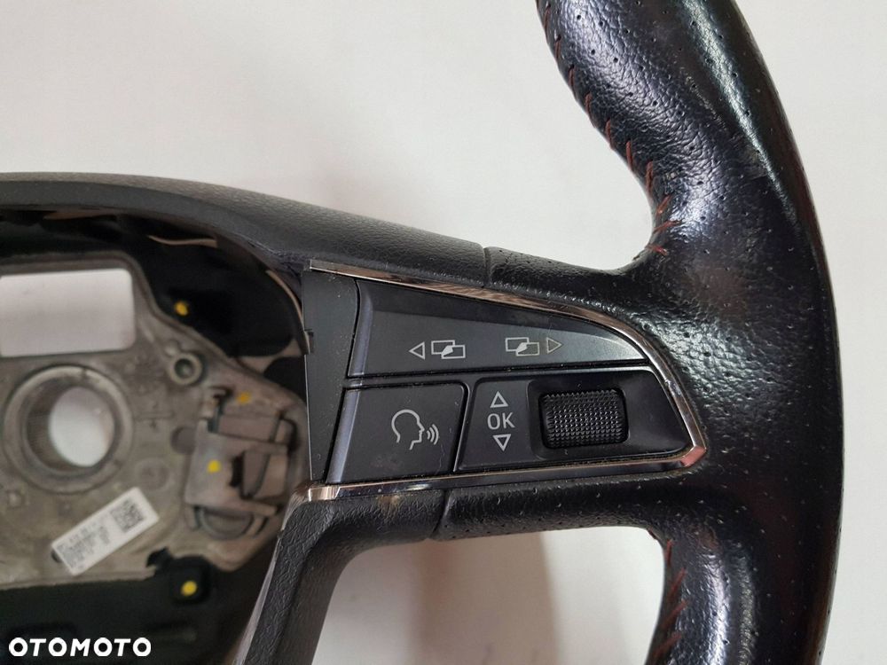 SEAT LEON III 3 5F 12-20r FR KIEROWNICA SKÓRZANA 5F0419091M - 7