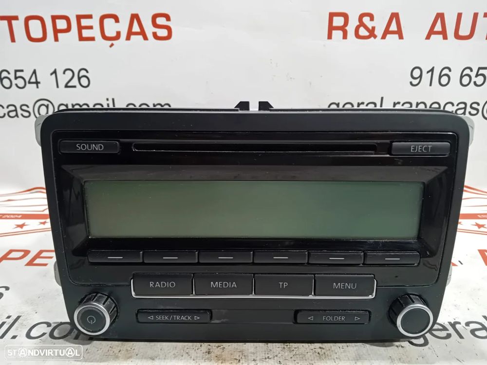 Auto Rádio VW Golf VI Passat B7 1K0035186 Original - 1