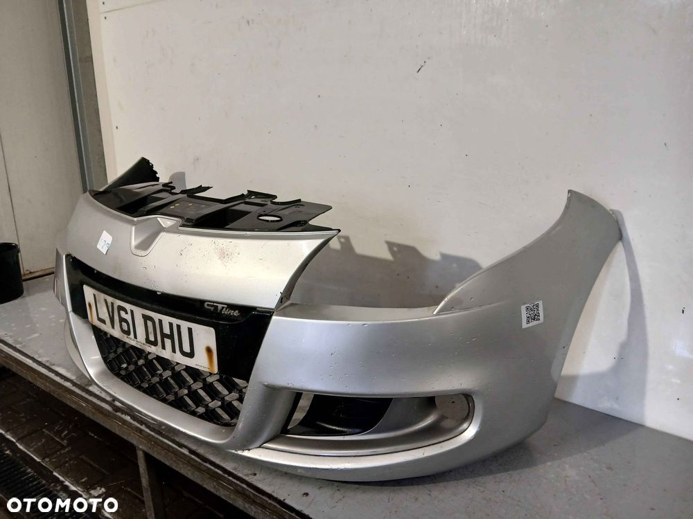 ^ ZDERZAK PRZÓD PRZEDNI RENAULT MEGANE 3 III GT LINE TED69 SREBRNY HALOGENY - 3