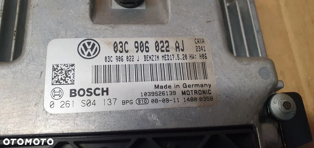 Komputer sterownik silnika VW Passat B6 03C906022AJ - 5