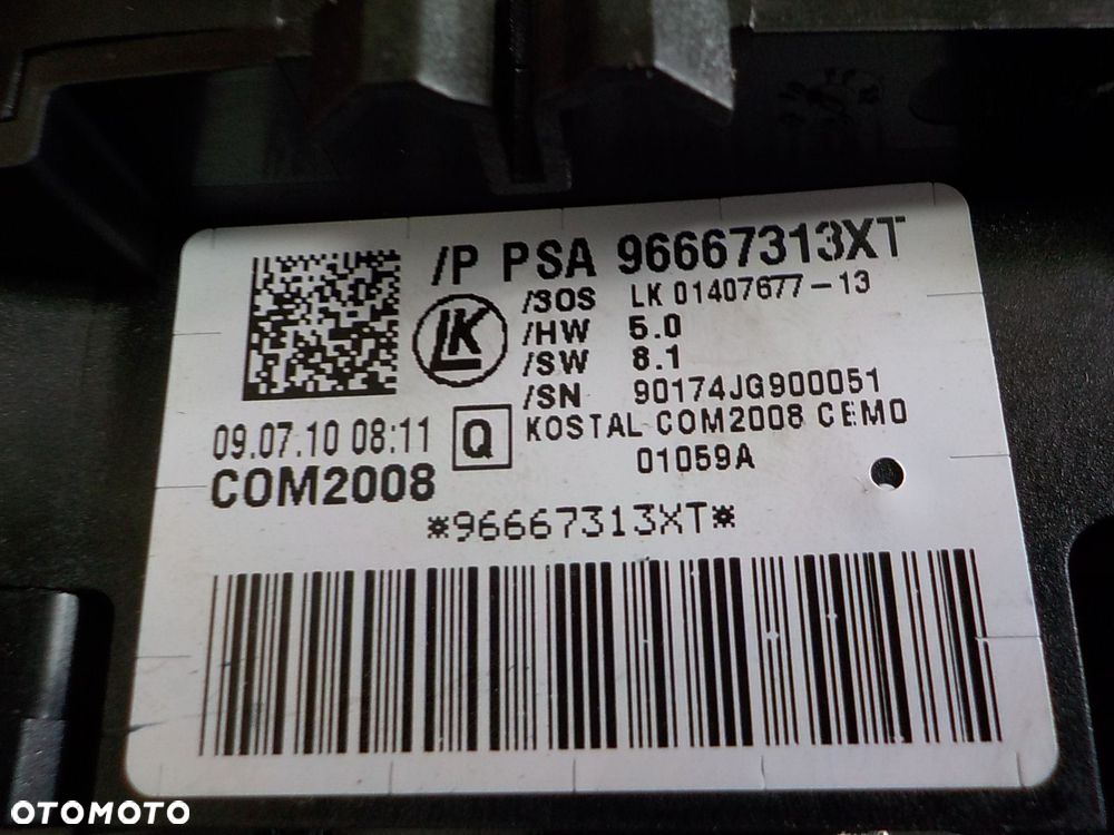 PEUGEOT 407 PRZEŁĄCZNIK ZESPOLONY 96667313XT - 6